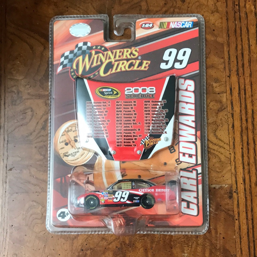 Winners Circle Carl Edwards #99 2008 Schedule NASCAR Diecast Car 1:64